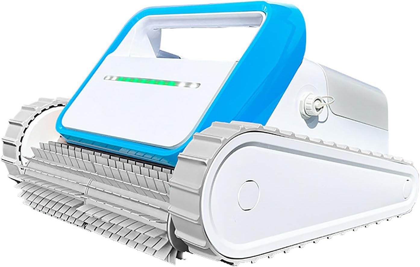 Cordless Pool Vacuum, Wall Climbing Scrubber Brush, Powerful Suction, Robotic Pool Cleaner for Floor/Wall/Waterline Cleaning