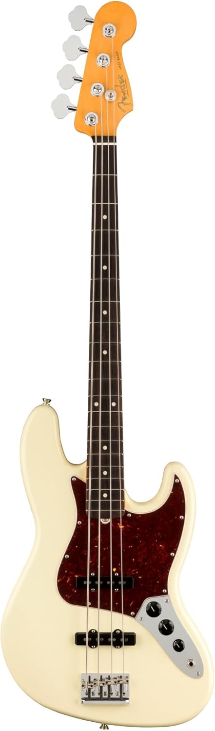 Fender American Professional II Jazz Bass, Olympic White, Rosewood Fingerboard