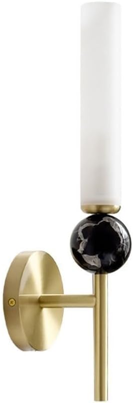 Marble Wall Lamp Natural Acrylic Lampshade Wall Sconce Base Indoor Interior Wall Lights Chinese Style for Living Room Dinning Room Corridor Study Home Lighting Decoration