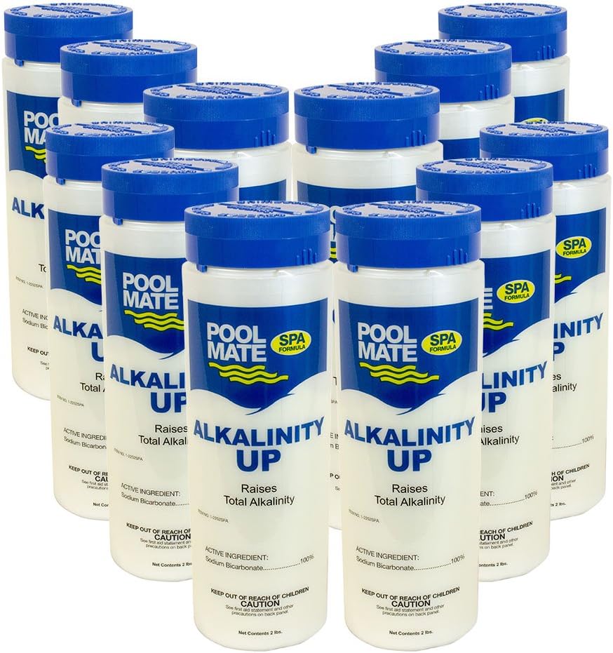 Pool Mate 1-2252SPA-12 Alkalinity Increaser for Spas and Hot Tubs, 2-Pounds, 12-Pack