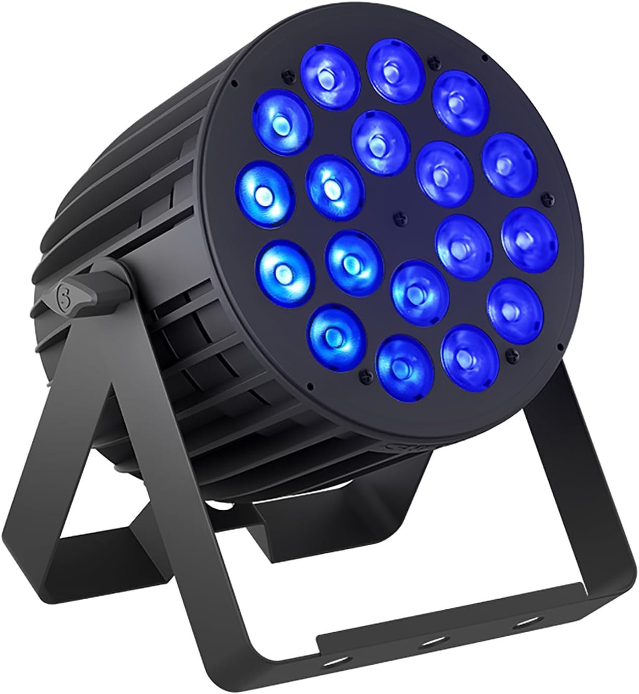 SHEHDS 18x18W LED PAR Lights, RGBWA+UV 6-in-1, Color Wash/Strobe, Stage Strobe Light, DJ Light, DMX512, Sound Active, Aluminum Shell, for Stage, Disco, Club, Party, Wedding, Bar