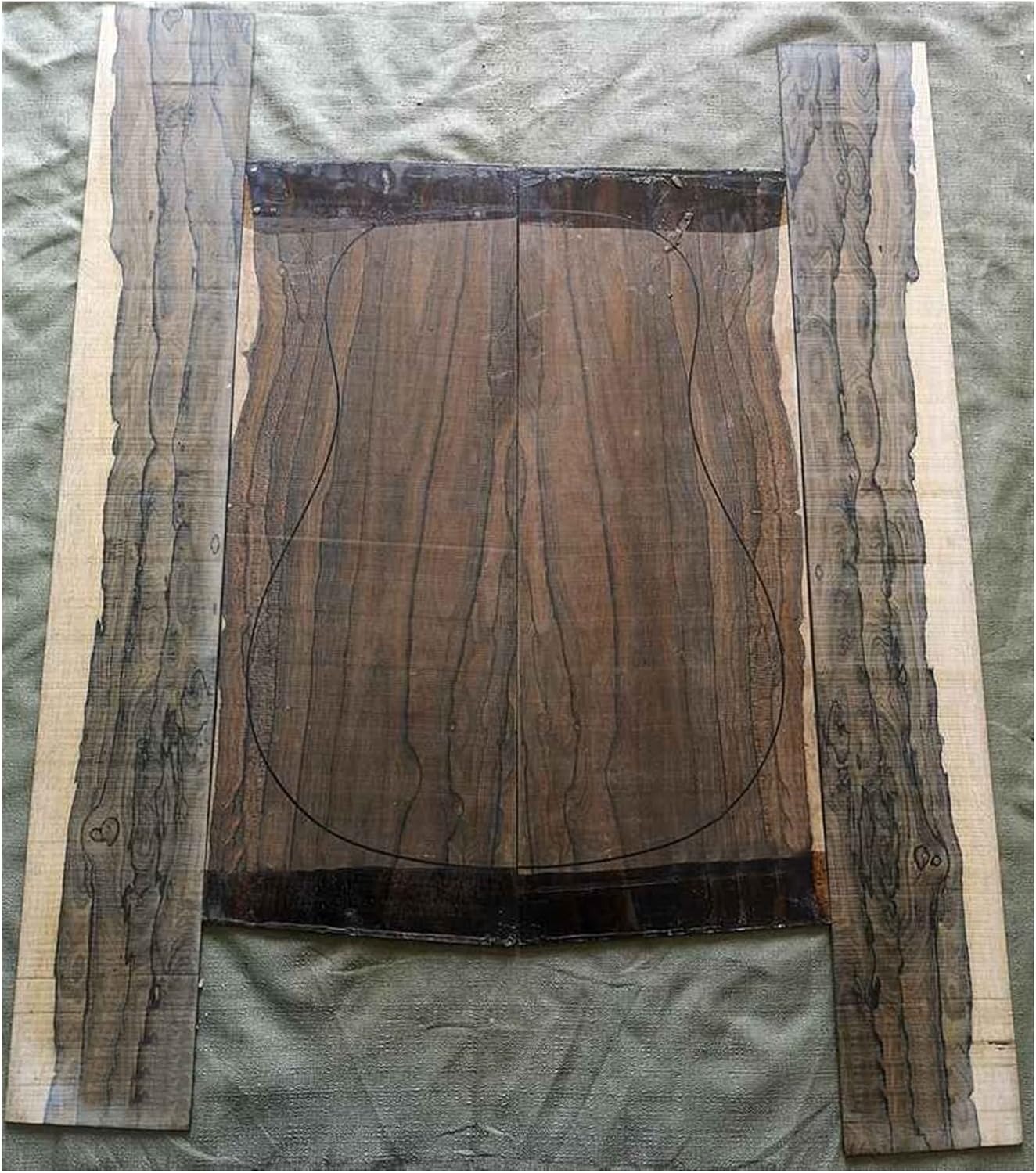 Back Side Veneer Material Guitar Making Material Accessories Guitar DIY Accessory (Color : 4)