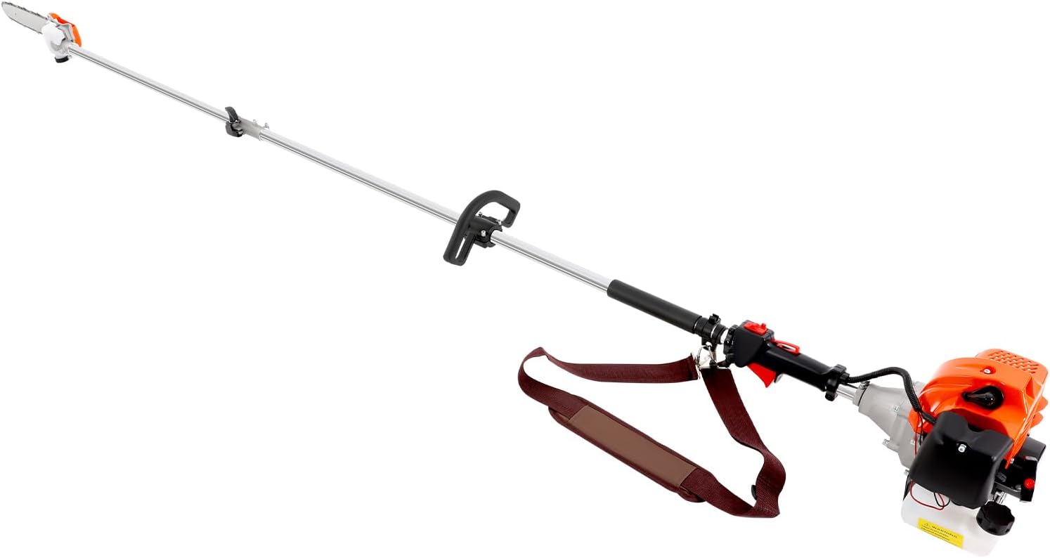 52cc 2-Stroke Pole Saw with 90.5