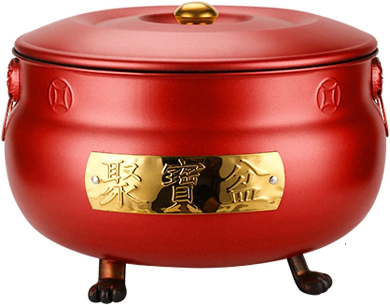 Incinerator, Burn Barrel, Yard Waste Incinerator Metal Incinerator Cage with Burning Tongs Fire Pit Fire Barrel for Burning Trash Outdoor for Leaves Paper Wood, Garden Incinerator(Red B,Large)