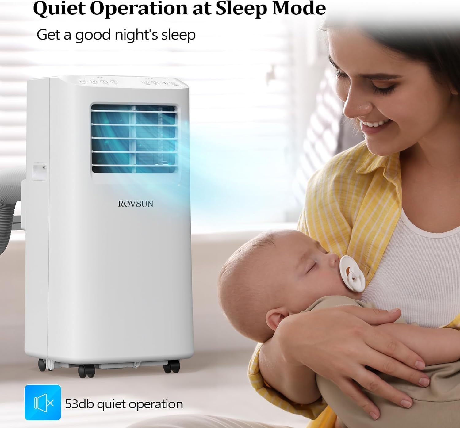 Bonnlo Smart 9,000 BTU Portable Air Conditioner with Remote & APP Function, 3-in-1 Coolor, Dehumidifier, Fan for Rooms up to 350 Sq.Ft., Floor AC Unit with Timer, Rolling Wheels & Installation Kit