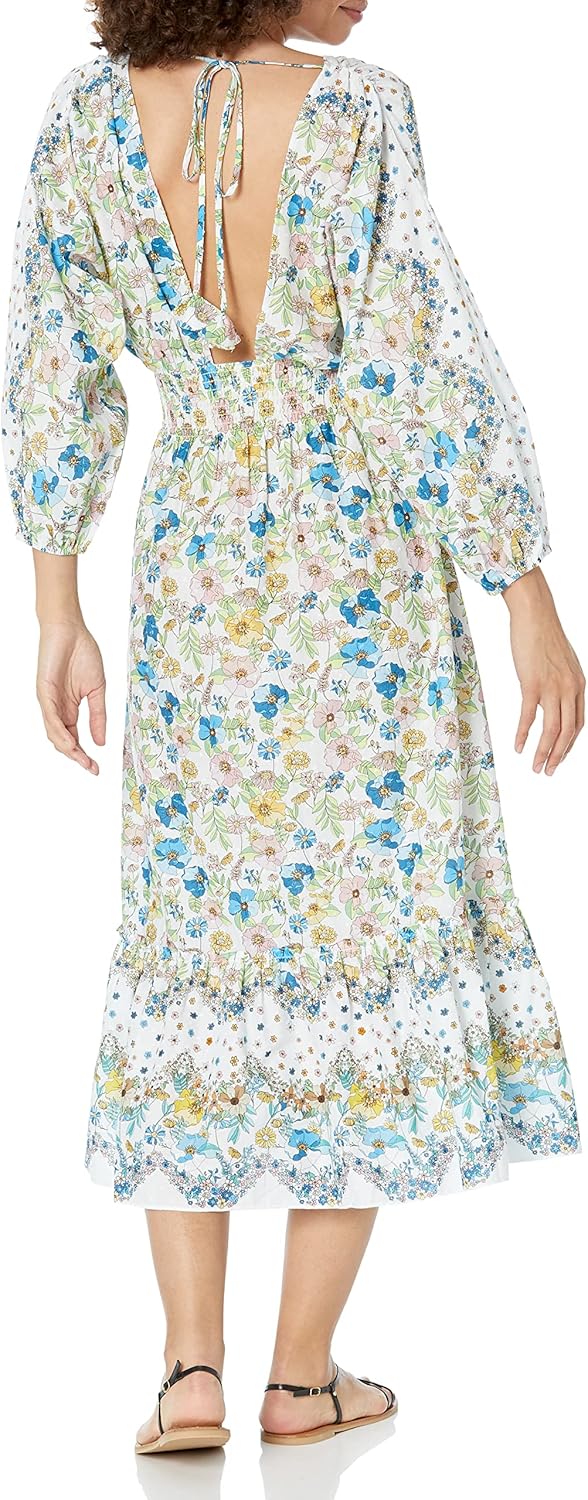 Shoshanna Womens Dreamy Midi Dress