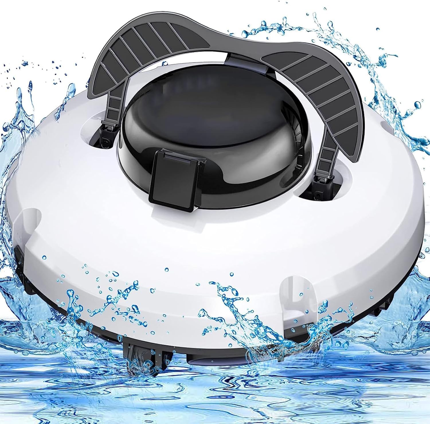 Cordless Robotic Pool Cleaner Swimming Pool Vacuum Cleaner Powerful Suction for Up to 120 Minutes for Above Below Ground Pools 800 Ft.