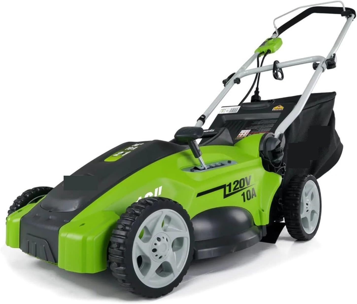 Electric Lawn Mower, 10 Amp 16-inch Corded Electric Walk-Behind Push Lawn Mower