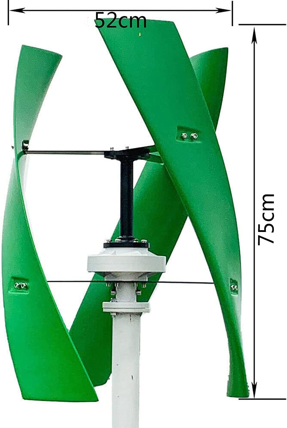 LiuSj JUnSt 5000W Noiseless Green Energy Vertical Wind Turbine Generator,AC Low Start Up Speed Vertical Wind Turbine Generator with Controller