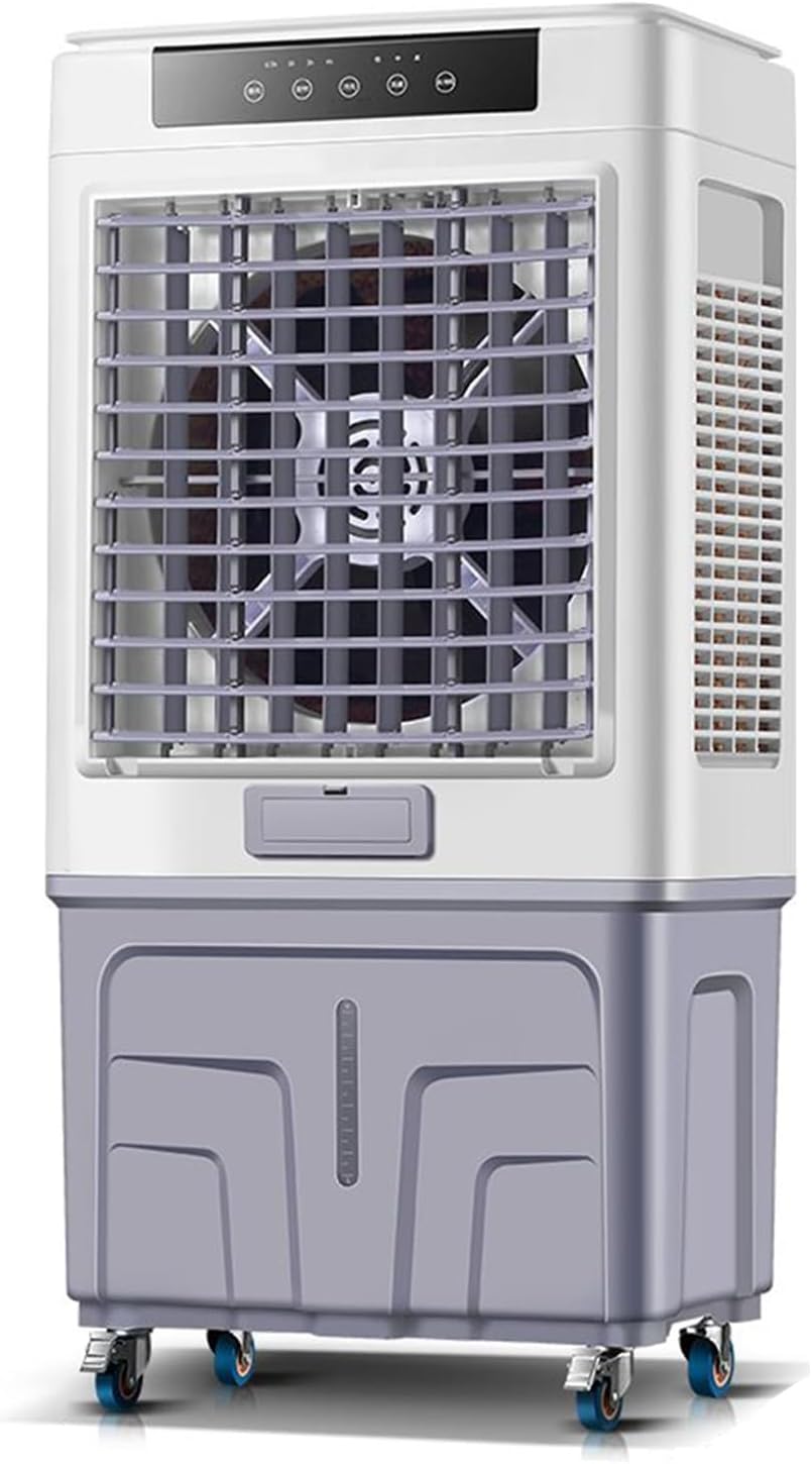 Evaporative Air Cooler, Portable Air Conditioner with Quiet 3 Wind Speeds, Personal Swamp Cooler for Room Office Factory