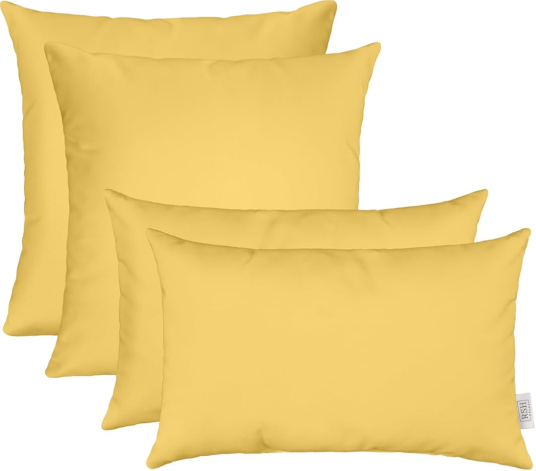 RSH DECOR: Sunbrella Lumbar & Square Pillows Set of 4 | 20