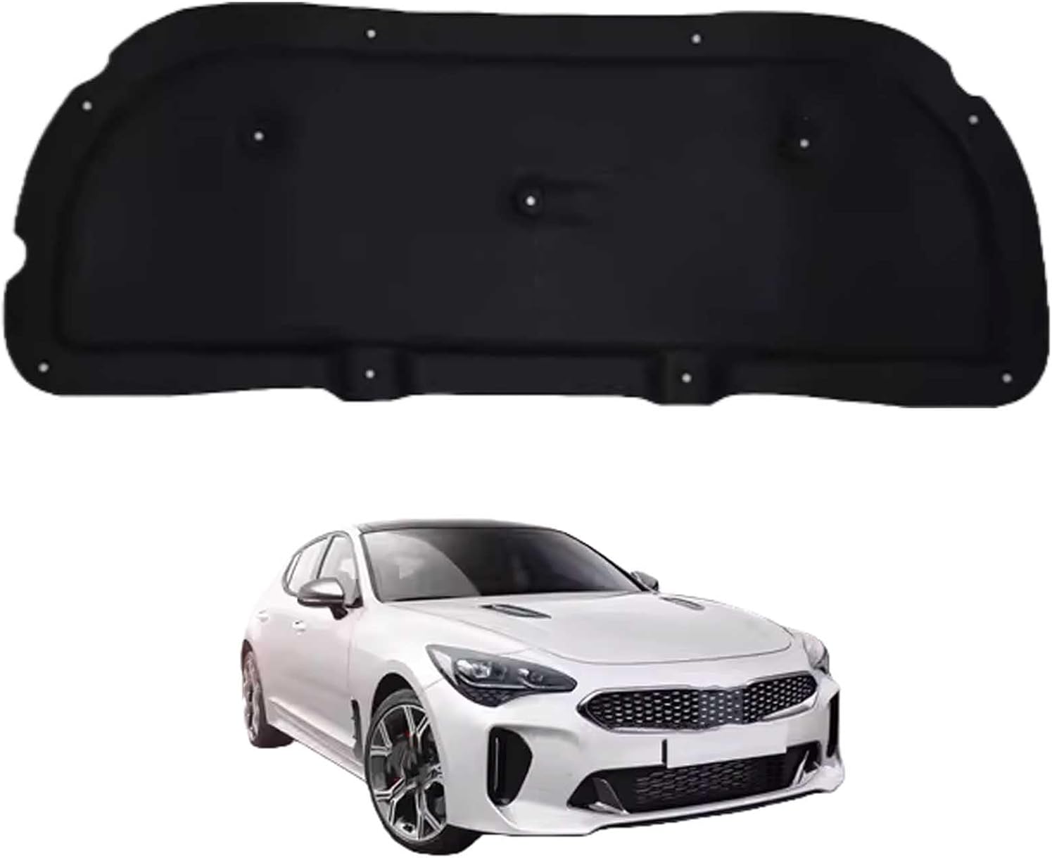 Car Front Hood Engine Sound Pad for Hyundai Sonata 2010-2015, Heat Insulation Cotton Mat Cover Soundproof Car Accessories