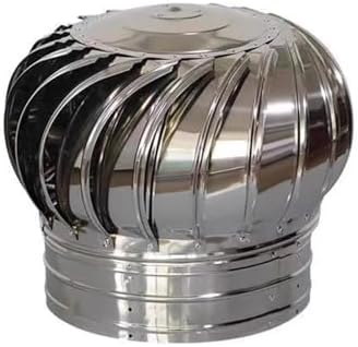 Wind Turbine Home Use Horizontal Generator Kits Blades with Controller to Charge Batteries Off Generator Vertical,Chimney Cap,Rotating Ventilator Cap, Wind Rotating Turbines Cap Vent, 304 St