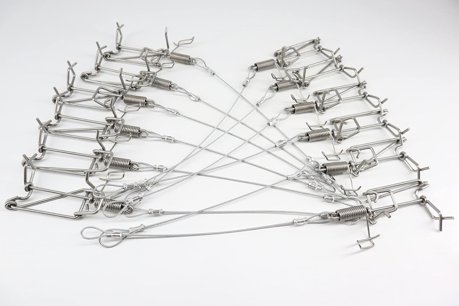 Worlds Best Mole Trap, USA Made, Stainless Steel, New (12 Pack), Professional Grade, Kill Traps, Reusable, Below Ground use.