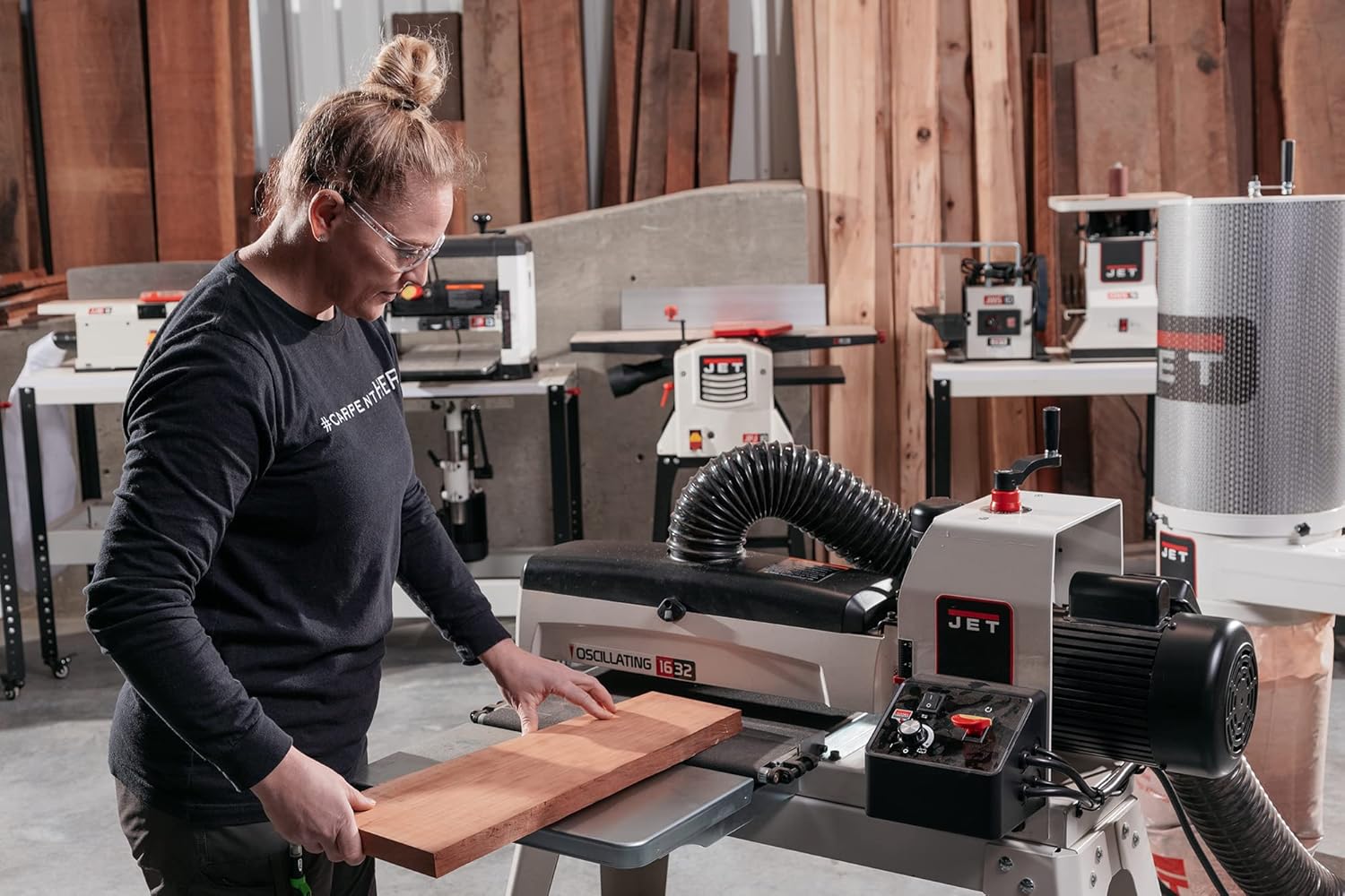 JET Infeed/Outfeed Tables, for JWDS-1632/1836 Drum Sanders (723521)