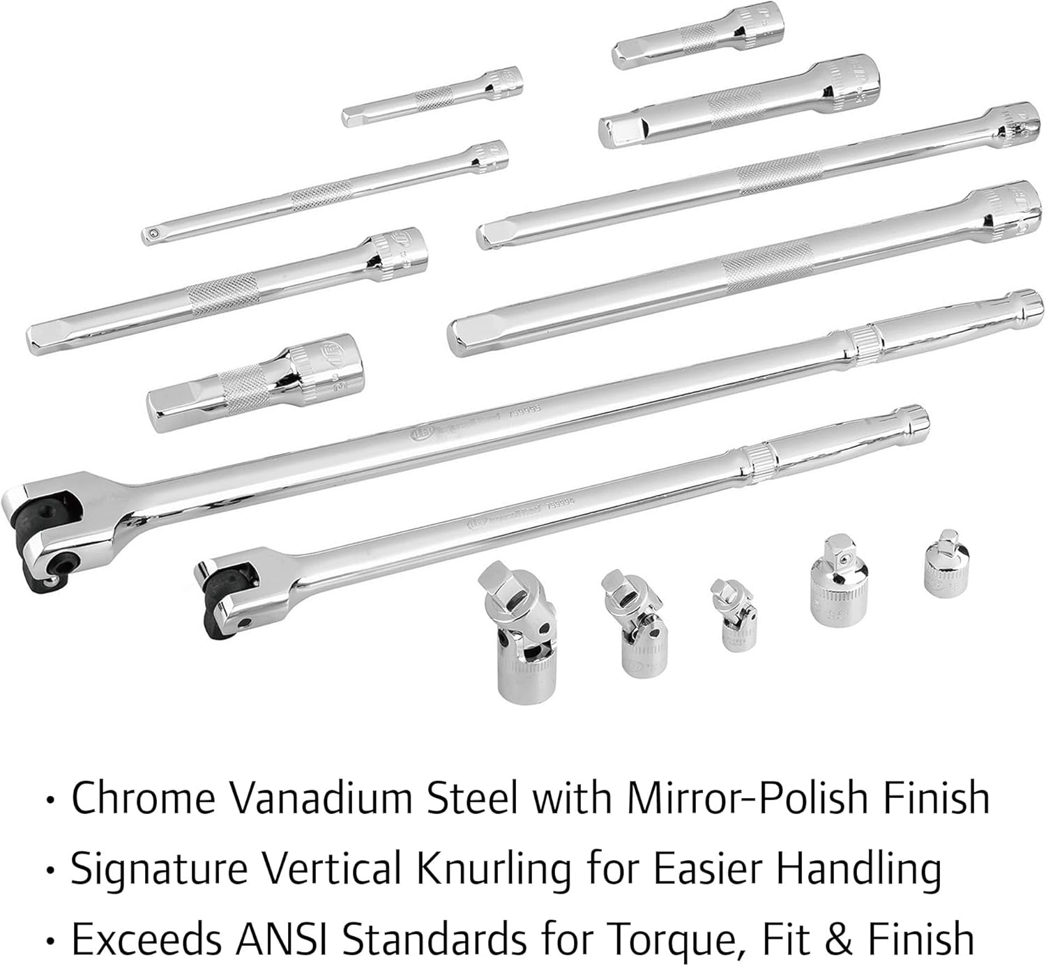 Ingersoll Rand 19 Pc. Master Ratchet and Socket Accessory Set- 752025
