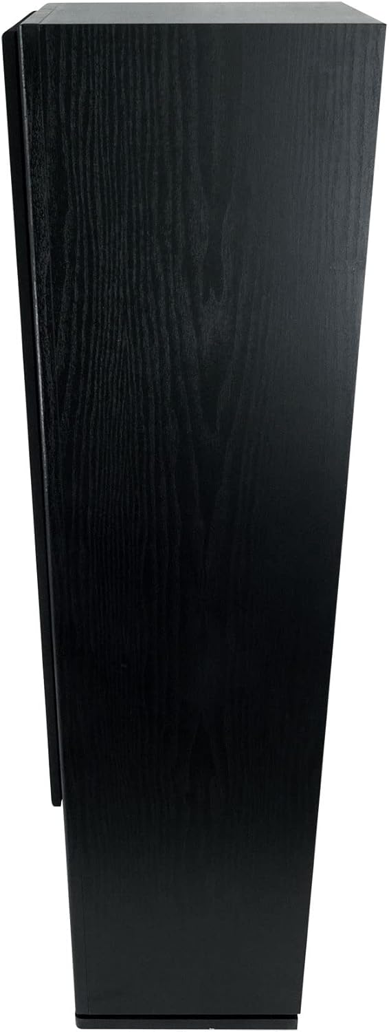 Rockville RockTower 68B Passive Tower Speaker, 8 Ohm, Black, High-Fidelity Sound, Detachable Grille, 3-Way, 6.5