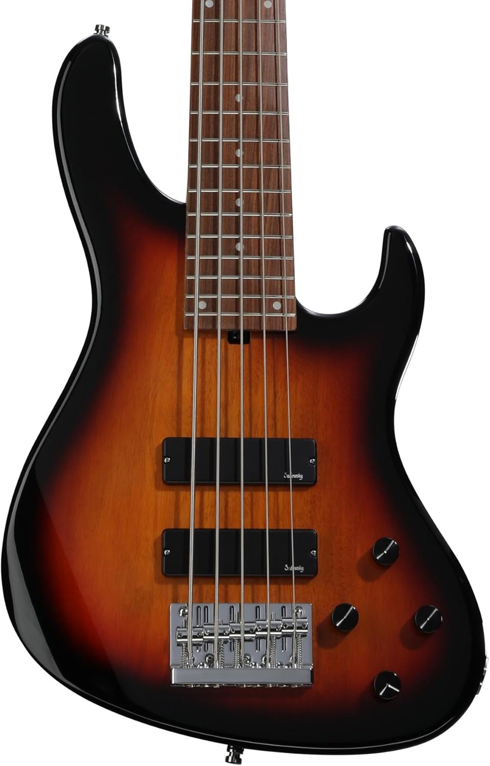Sadowsky MetroExpress Modern 5-string Bass Guitar - Tobacco Sunburst, Morado Fingerboard
