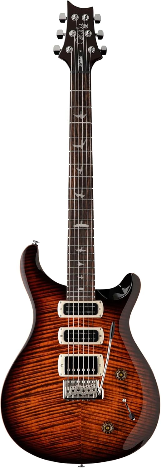 PRS SE Studio, Orange Tiger Smokeburst with Gigbag