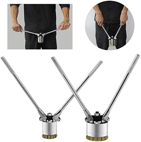 Manual Barrel Sealing machine200l Drum Pressure Cap Sealing Barrel Crimping Tool, 35&70mm Crimper Sealer, 53 Gallon Manual Barrel Sealing Machine,Small