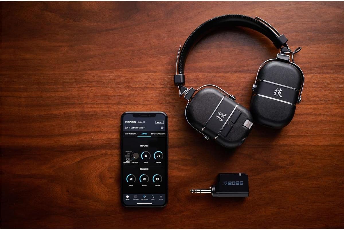 BOSS WAZA-AIR Wireless Guitar Headphones System, WAZA-Air (WAZA-AIR)