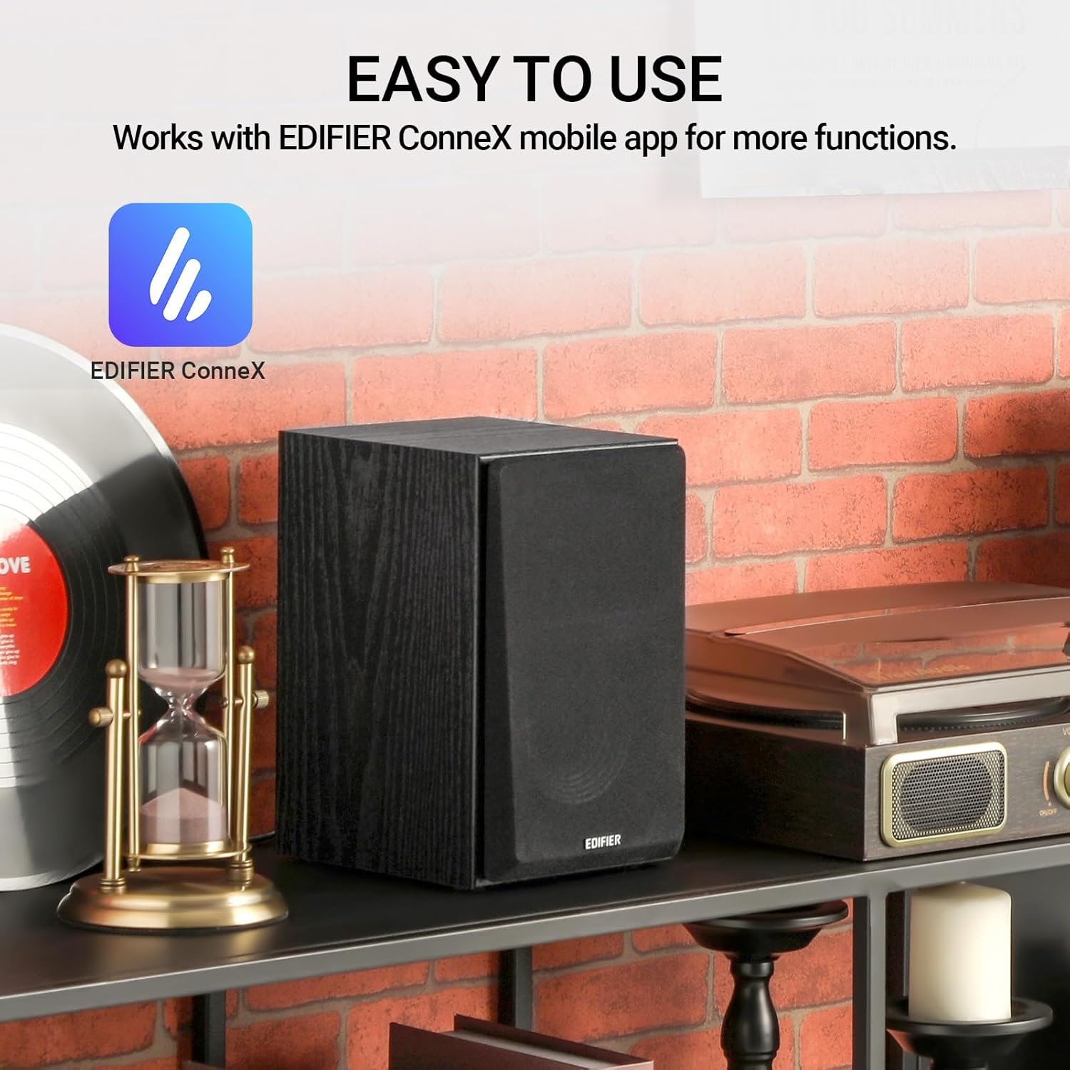 Edifier R990BT Bluetooth Computer Speakers - 2.0 Active Bookshelf Speaker - Powered Studio Monitor for PC Smartphone Tablet - MDF Enclosure - 24W RMS (Pair)