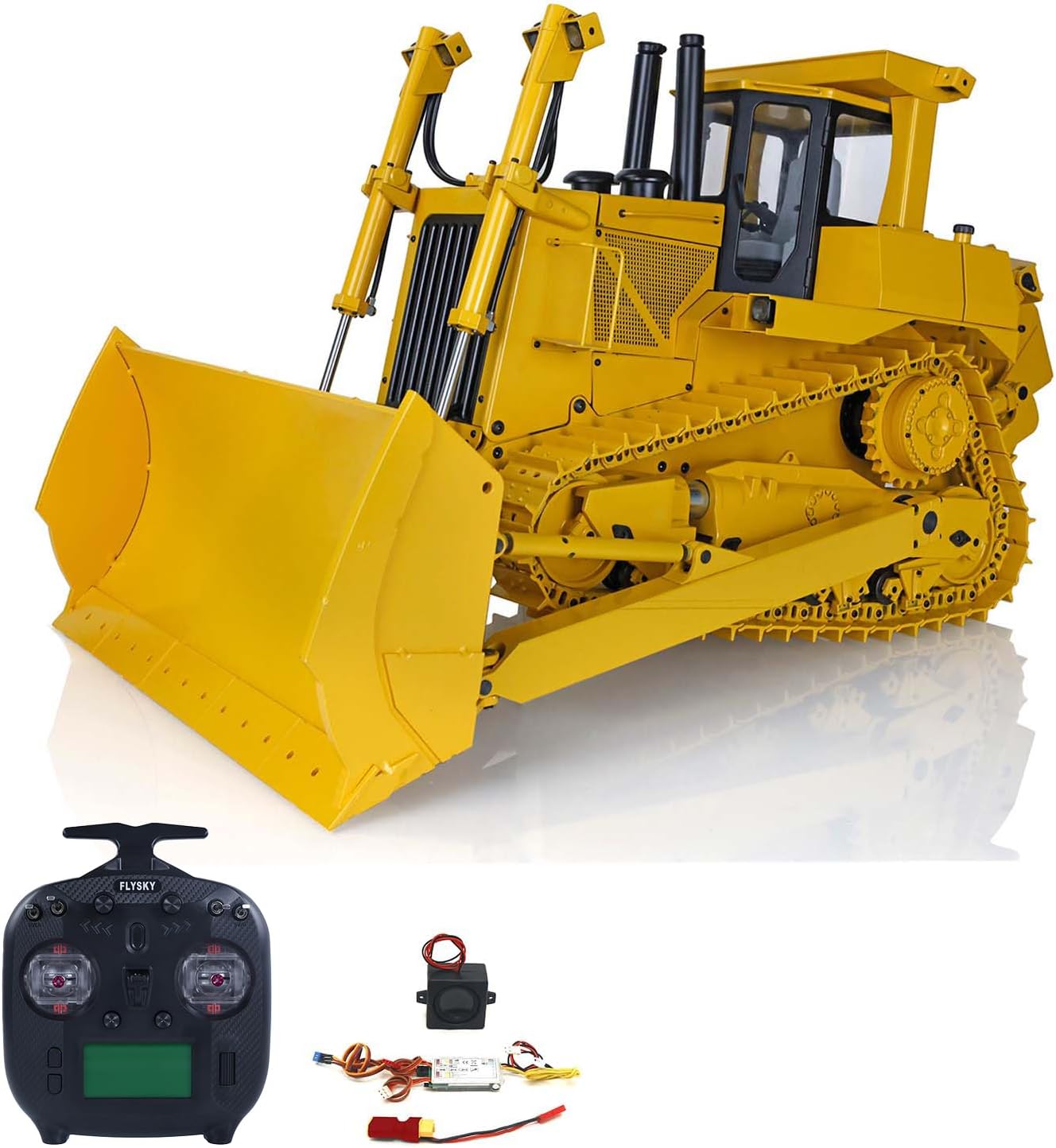 TOUCAN RC HOBBY Metal 1/14 RC Hydraulic Bulldozer DXR2 Remote Control Dozer New Sound Module