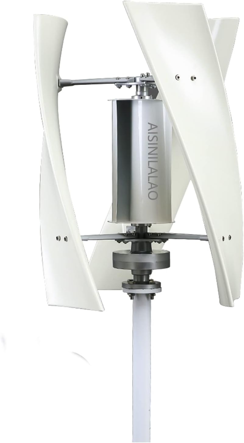 Vertical Axis Wind Turbine Generator,12000W No Noise Magnetic Levitation Wind Turbine with MPPT Controller for Home Street Lighting(220V -12V)