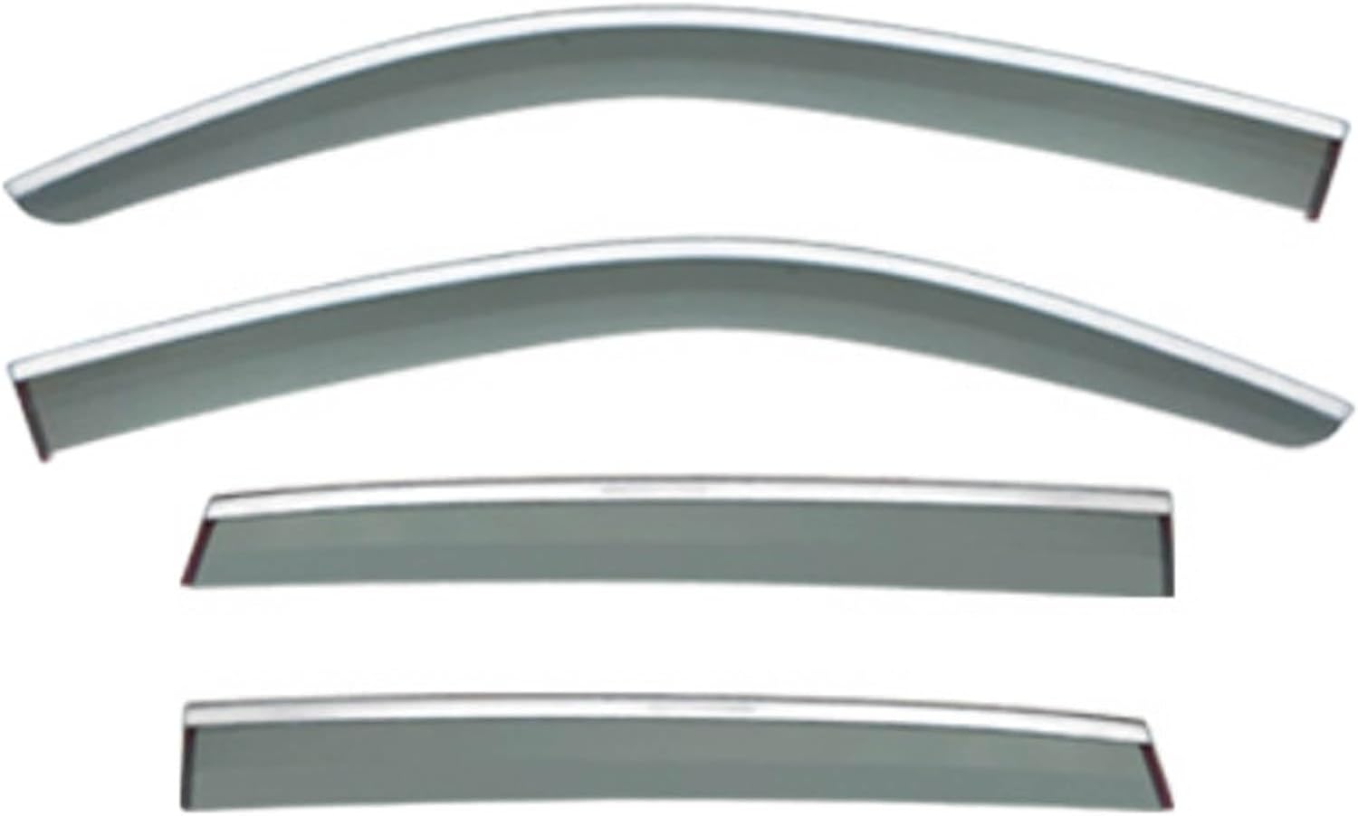 Window Deflectors for HR-V MKZ-RZ 2022+, Sun Rain Guard Window Visors Vent Shades with Bright Stripes Car Accessories