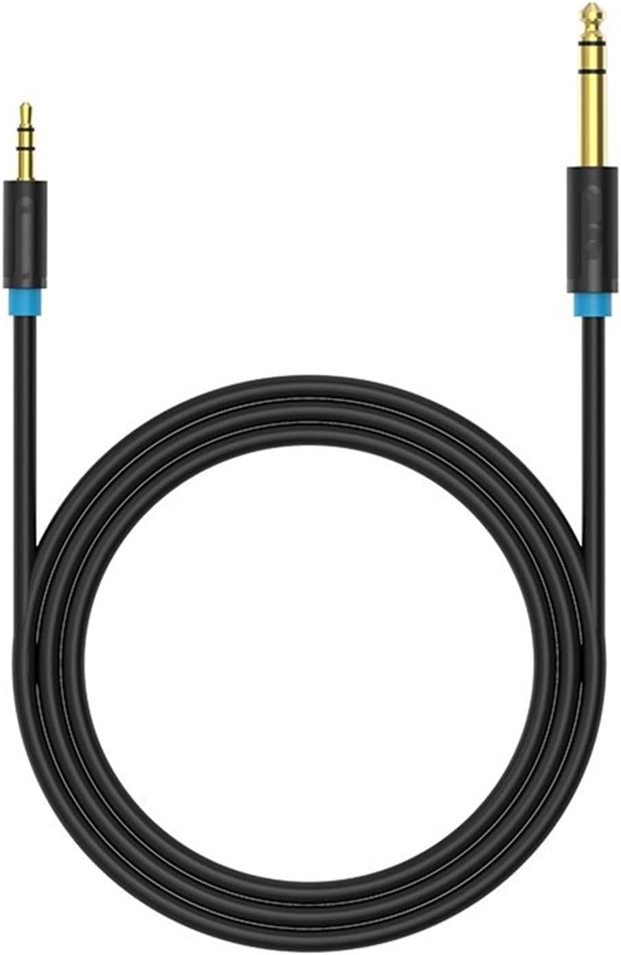 Cable Adapter for Speaker Guitar Amplifier Cable Output 3.5mm to 6.5mm Cable Guitar Interface Audio Cable (Color : PVC, Size : 10m)