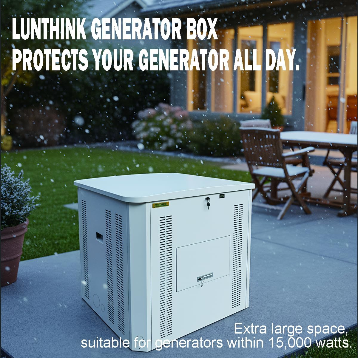 Generator Box,Accommodates The Maximum Size of The Unit:39.4