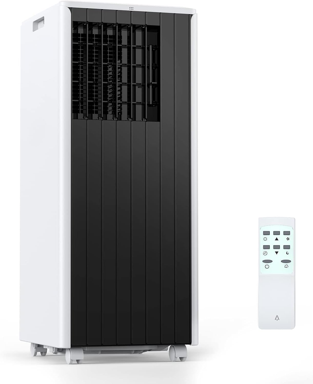 8000 BTU Portable Air Conditioner - Fast Cooling for Rooms Up to 250 Sq. Ft, Multi-functional with Dehumidifier & Fan, LED Display, and Touch Control (Dark Gray)