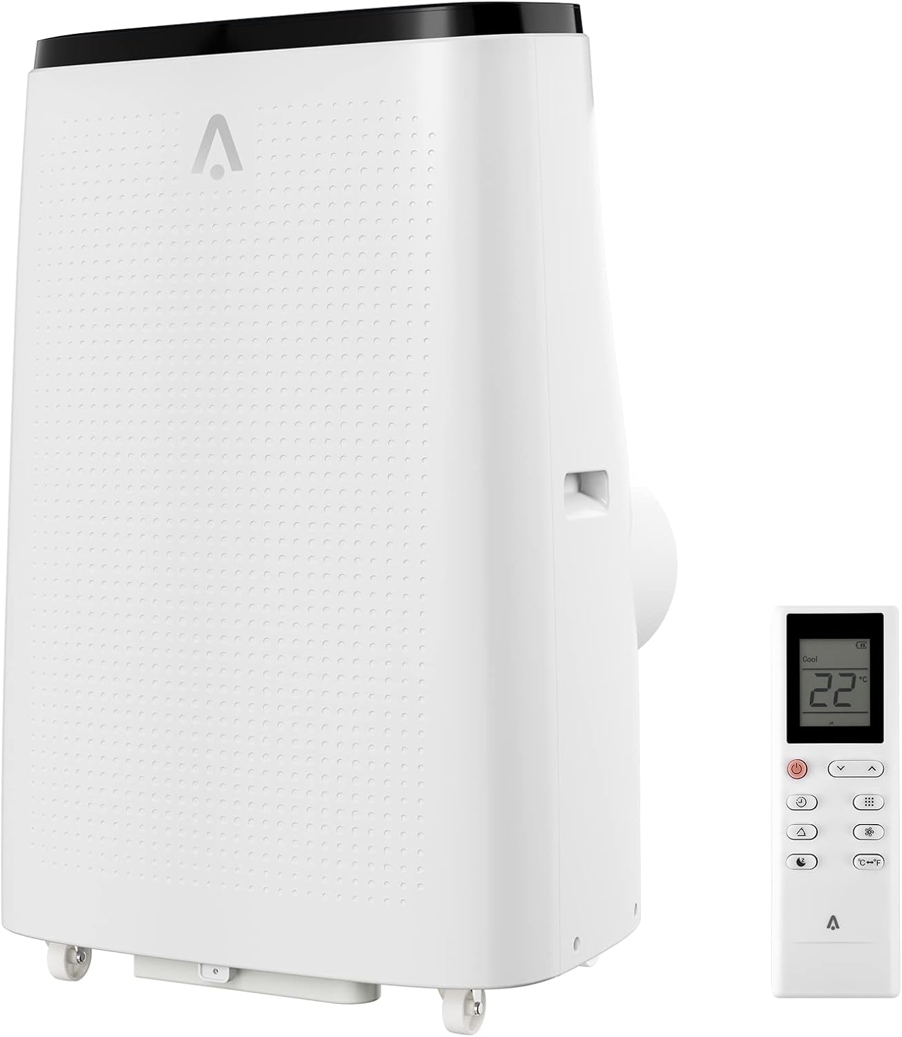 Portable Air Conditioners, 14,000 BTU, 3-in-1 Cooling, Dehumidifying, and Fan Modes, Efficiently Cools Rooms up to 750 Sq. Ft, Includes Quiet Operation, 24-Hour Timer, and Remote Control, Black