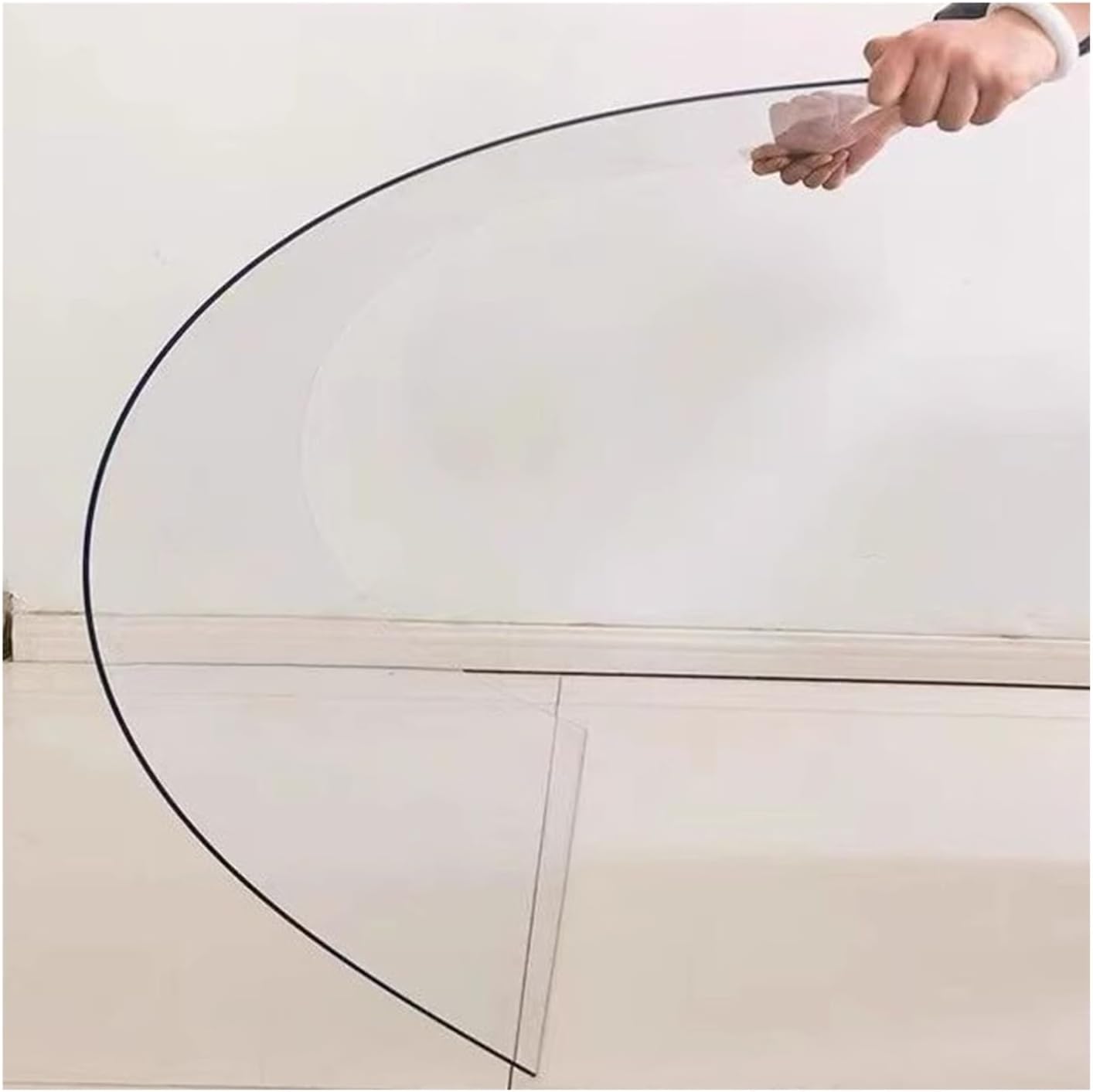 PC Endurance Board, 2mm Thick Clear Polycarbonate Plastic Sheet, Flame Retardant Impact Resistance Anti-UV Sunlight Panels, Outdoor Greenhouse Garden Carport Covering ( Color : Clear , Size : 0.8x12M/