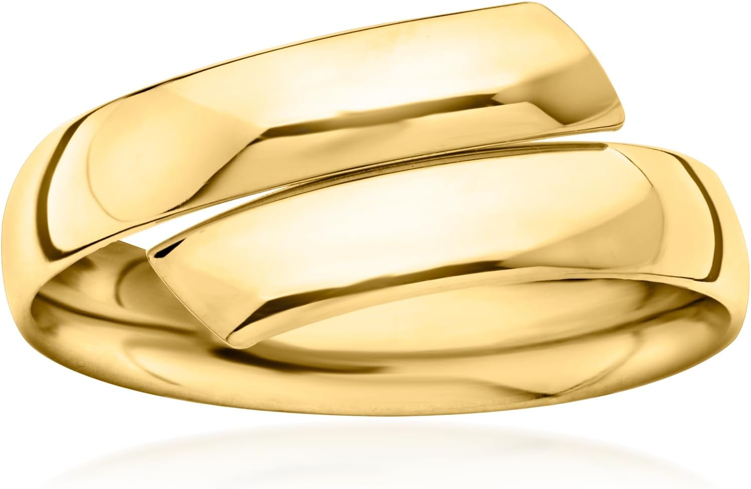 Ross-Simons Italian 18kt Yellow Gold Bypass Ring