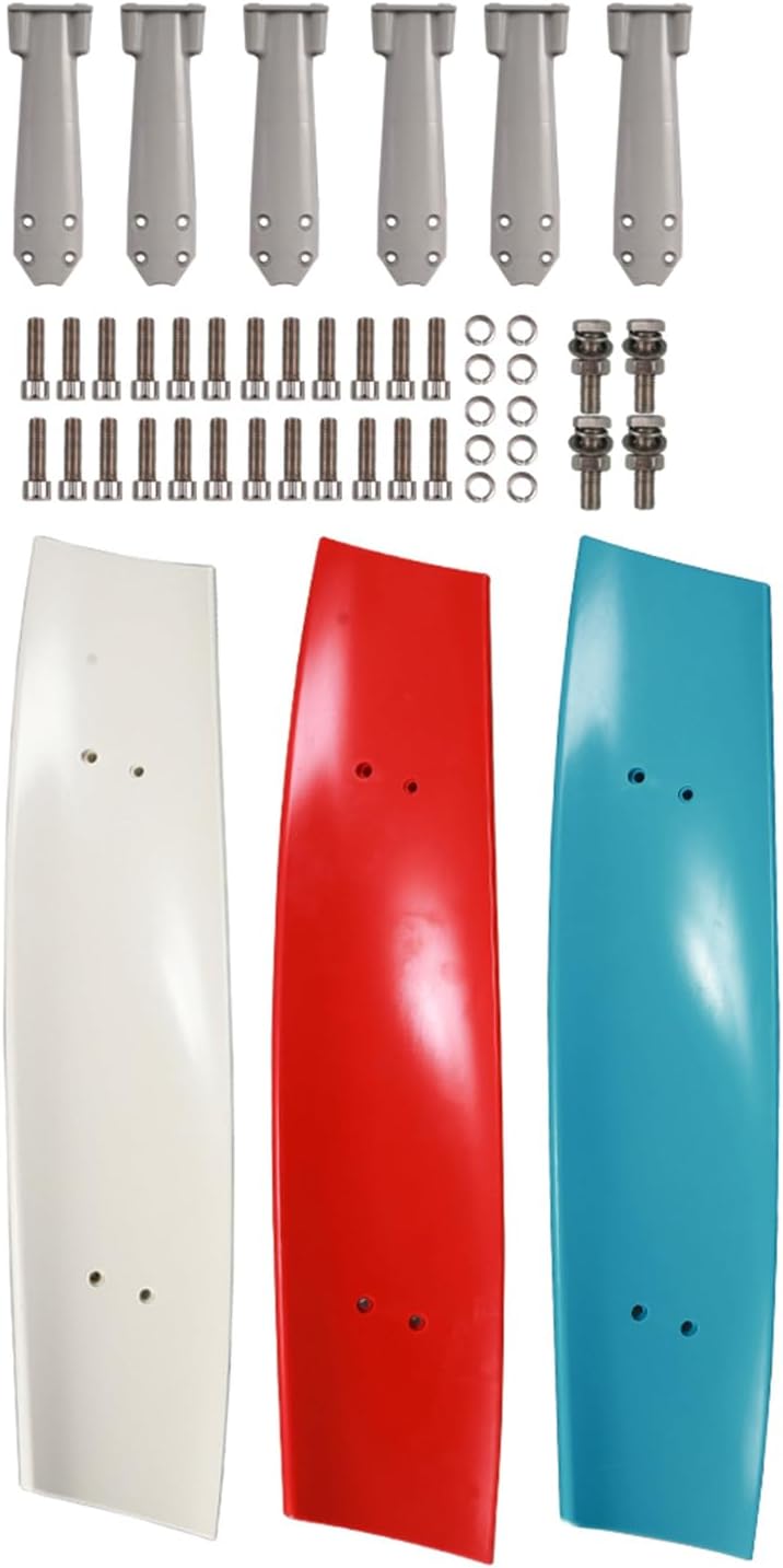 3pcs Wind Blade Nylon Fiber Blade, Wind Turbine Generator Windmill Power Charge Accessories for Wind Generator