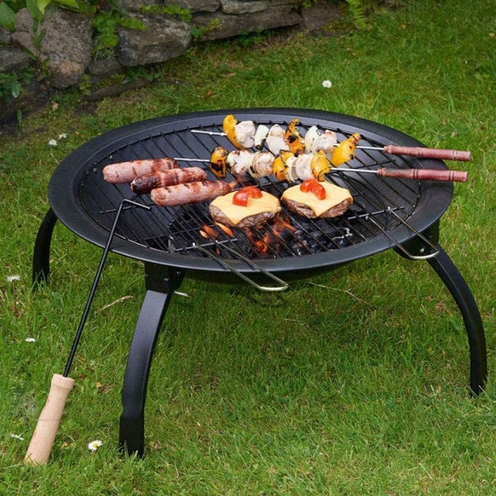 Fire Pits Outdoor Wood Burning Outdoor Gas Fire Pit, Portable Heater 56cm Diameter Firepit Bowl