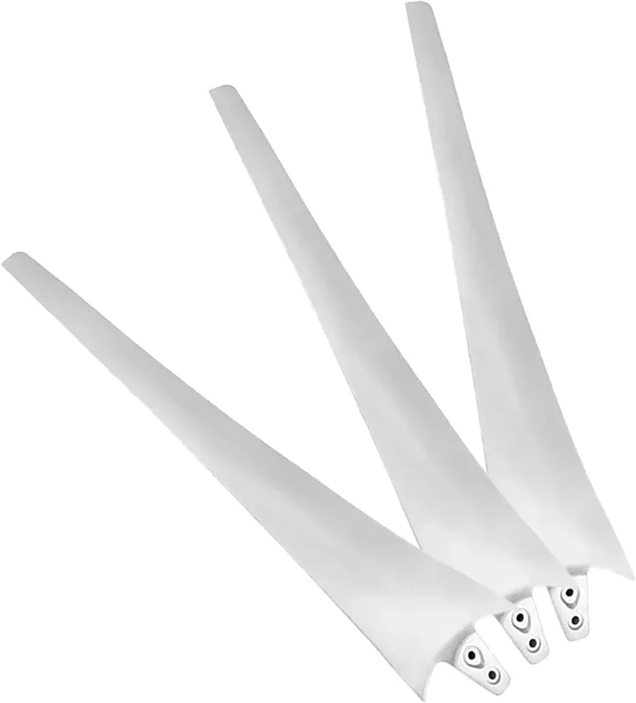 Wind Turbine Fittings - 530/550/580/600/630/650/750/800mm Horizontal Axis White Replacement Blades for Wind Generator(750mm)