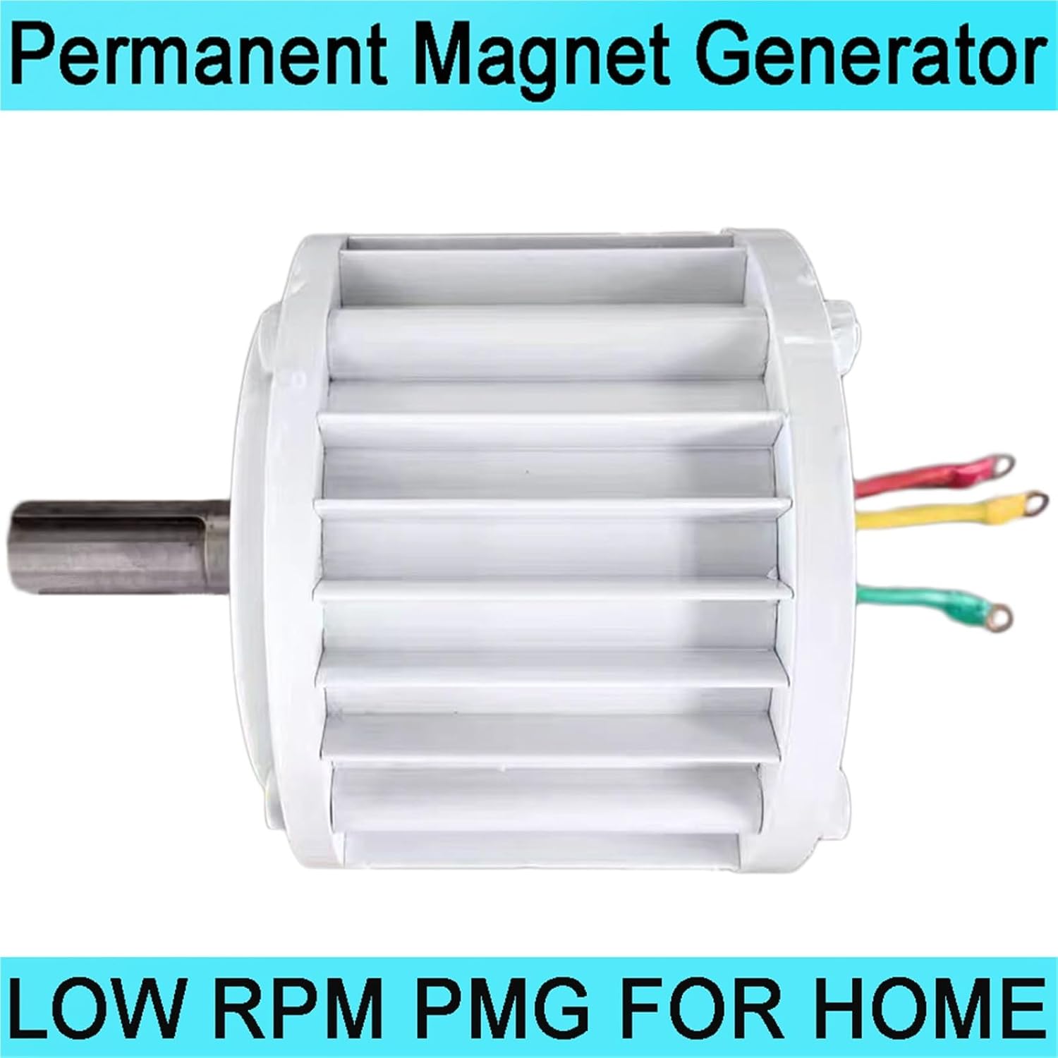 Real Power PMG Low RPM Magnet Generator 3000W 4000W Alternator 3KW 4KW 12V 24V 48V Dynamo For DIY Wind Water(24V_4000W)