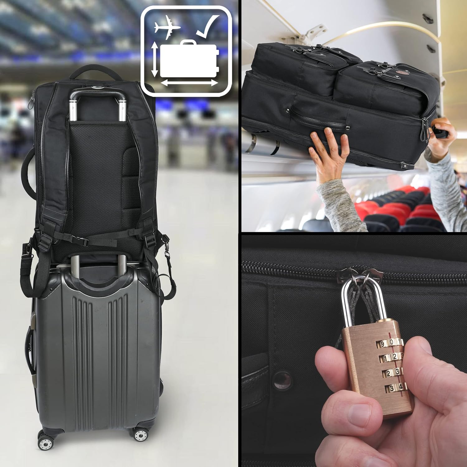 GOgroove MIDI Keyboard Backpack - MIDI Keyboard Case Compatible with Novation Launchkey 25 Key Keyboard, DJ Headphones, and More Studio Equipment with Customizable & Scratch Resistant Interior