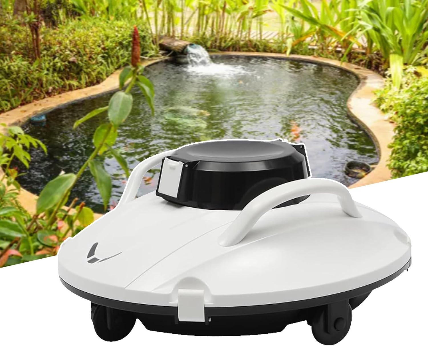 Cordless Pool Vacuum, Robotic Pool Cleaner, Lasts More Than 110 Min, Rechargeable Pool Cleaner Robot, With Three Indicators