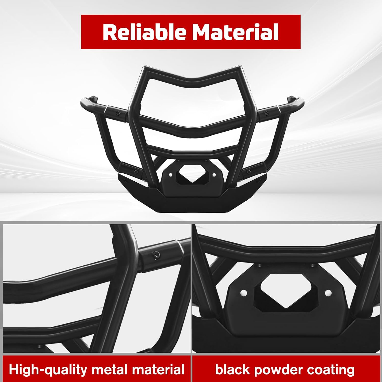 X3 Front Bumper, Heavy Duty Front Pre-Runner Bumper Brush Guard Protector for Can-Am Maverick X3 Max Turbo R RR 2017 2018 2019 2020 2021 2022 2023 2024 Accessories(Replace OEM #715002878)