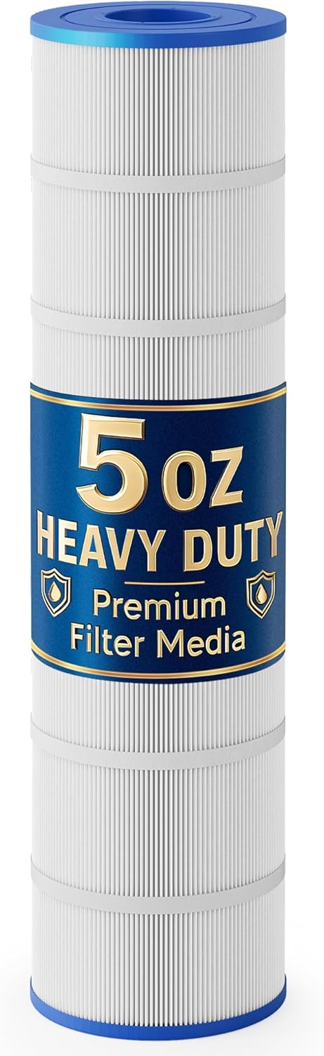 Upgraded CS200 Pool Filter Cartridge Replacement, Compatible with Jandy CS200, Replaces R0462400, Pleatco PJANCS200, Unicel C-8418, Filbur FC-0823, 5oz Heavy Duty Fabric