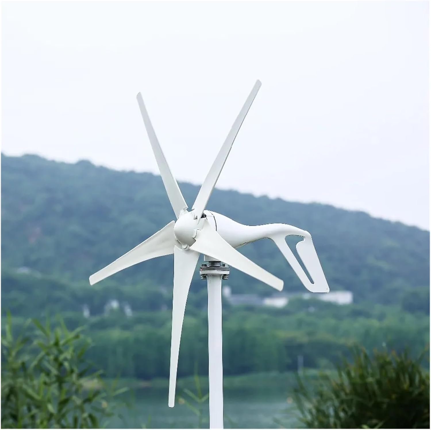 Wind Turbines, Waterproof Low Speed 800W Wind Turbine Generator Aluminum Alloy Shell Windmill Low Wind Speed Starting Wind Turbines(24V)