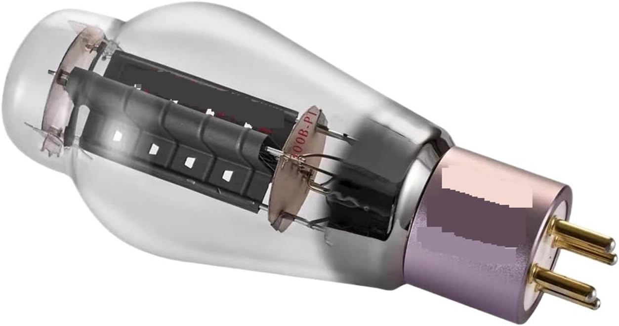 Vacuum Tube Rectifier HiFi 300B Vacuum Tube Replacement Golden 300B Tube Factory Precision Matching for Tube Amplifier(300b Black,1PCS)