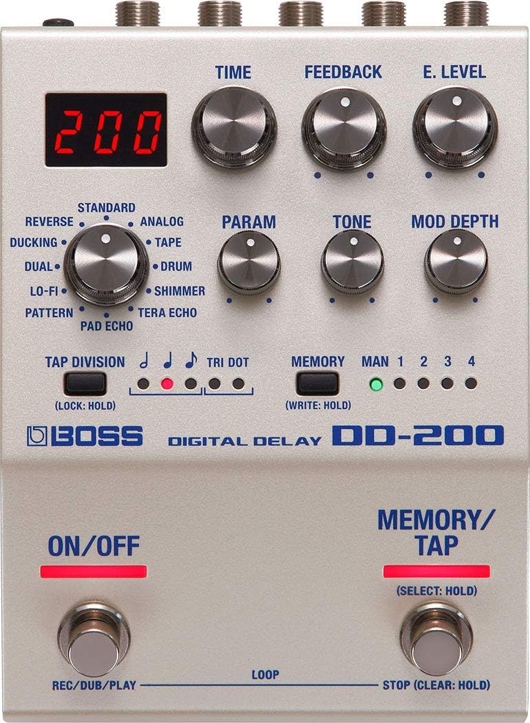 BOSS DD-200 Digital Delay Guitar Pedal (DD-200)