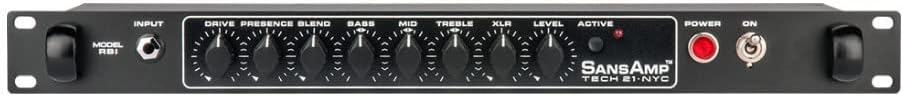 Tech 21 RBI SansAmp RBI - 1U Rackmount Bass Preamp