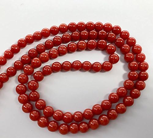 dark red italian coral approximate -18 inches 4-5 mm