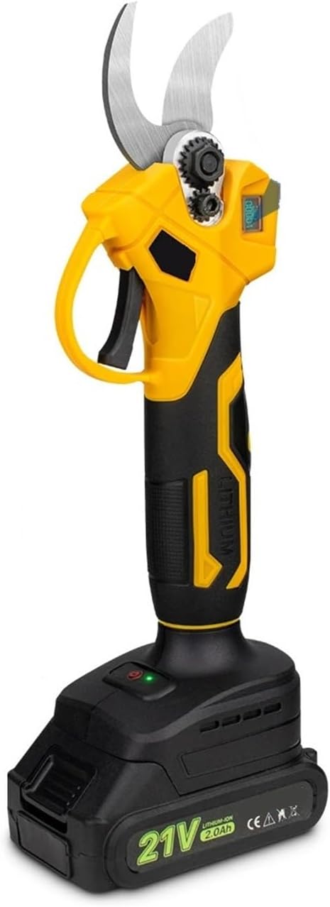 30mm Brushless Electric Pruner Shear Cordless Rechargeable Shears Garden Scissors Tool for 18V Battery(2 Battery PlasticBox)