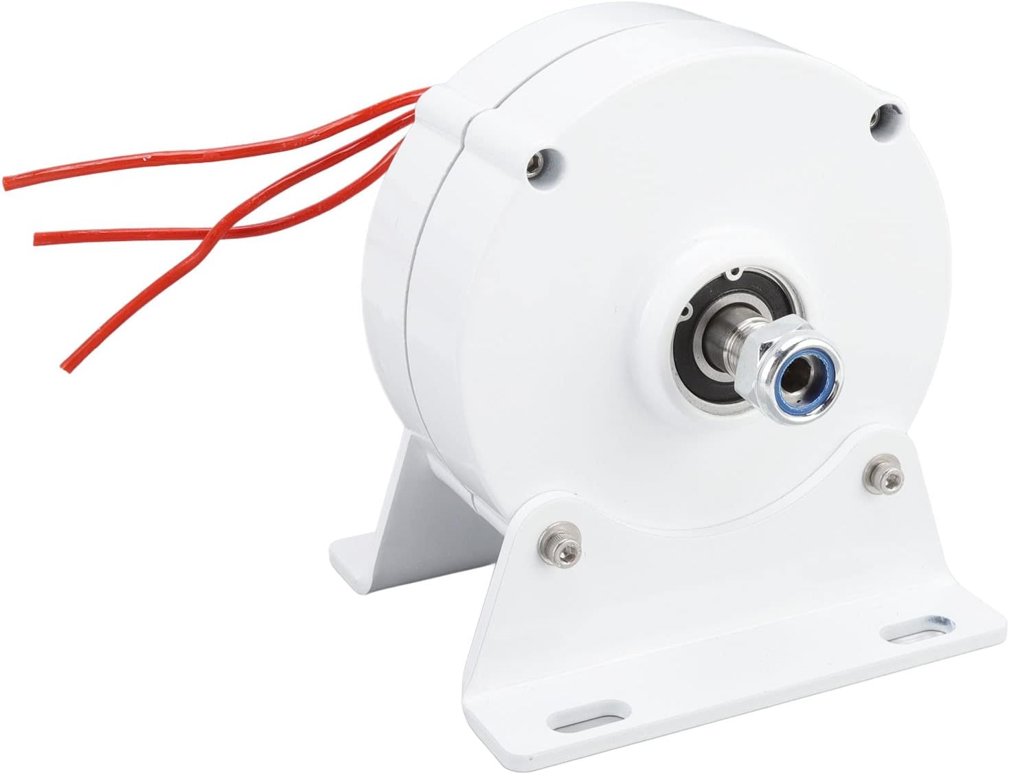 Three Phase Alternator, DIY 6000W 12V 24V 48V Gearless Permanent Magnet Low Speed 750 RPM Aluminum Alloy H Class Insulation Energy Saving AC Alternator for Vertical Horizontal Wind Turbine(12V)